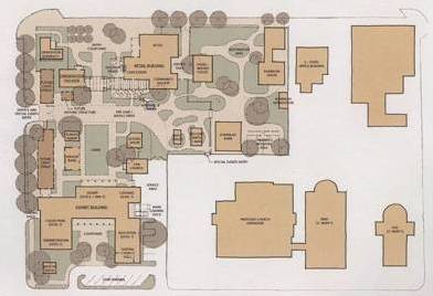 Property layout at Pioneer Museum